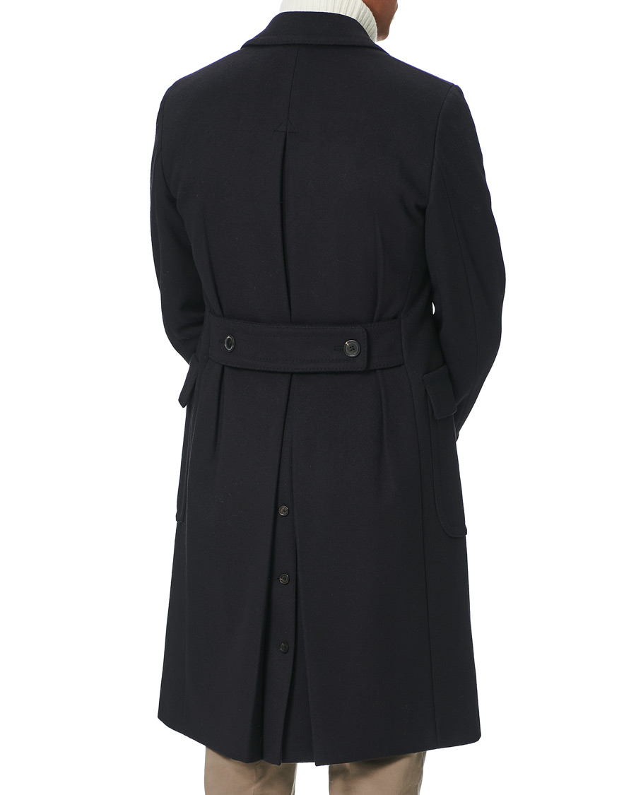 Homme | Manteaux Et Vestes | Lardini | Double Breasted Wool Coat Navy