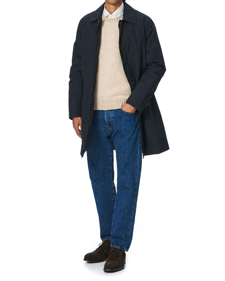 Homme | Manteaux Et Vestes | Baracuta | G10 Detachable Lining Car Coat Dark Navy