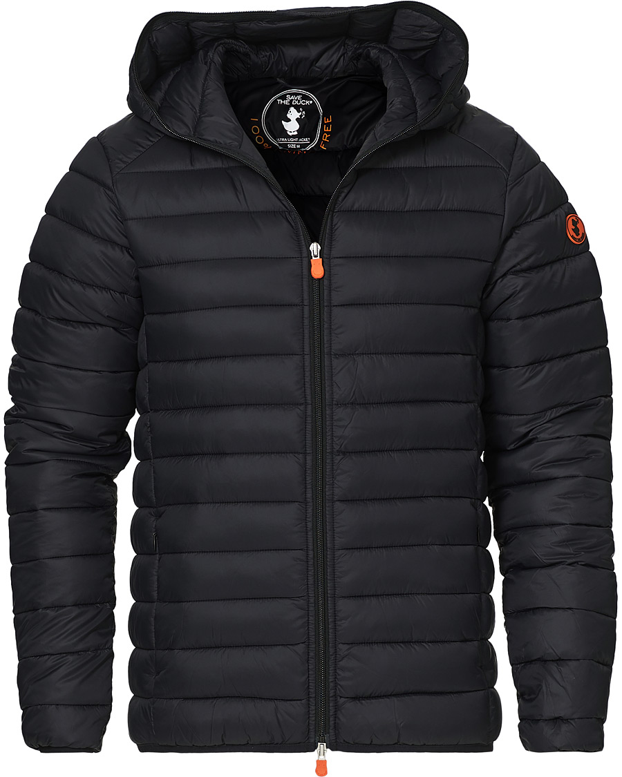 Homme | Manteaux Et Vestes | Save The Duck | Donald Lightweight Padded Hooded Jacket Black
