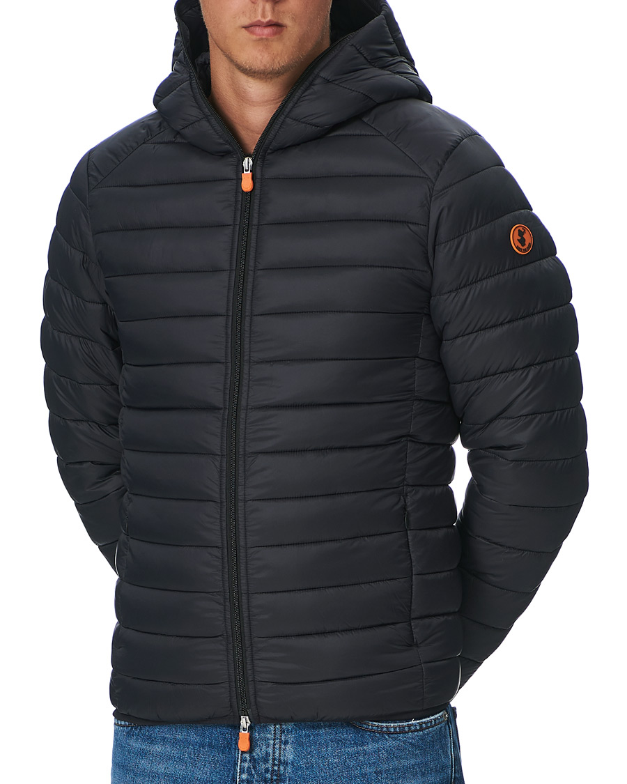 Homme | Manteaux Et Vestes | Save The Duck | Donald Lightweight Padded Hooded Jacket Black