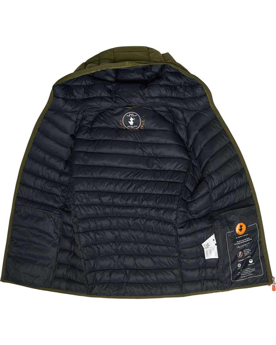 Homme | Manteaux Et Vestes | Save The Duck | Donald Lightweight Padded Hooded Jacket Dusty Olive