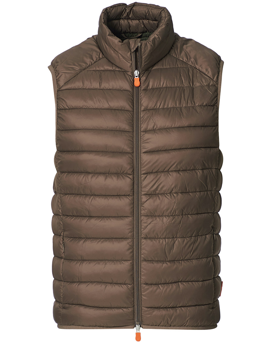 Homme | Manteaux Et Vestes | Save The Duck | Adam Lightweight Padded Vest Coffee Brown