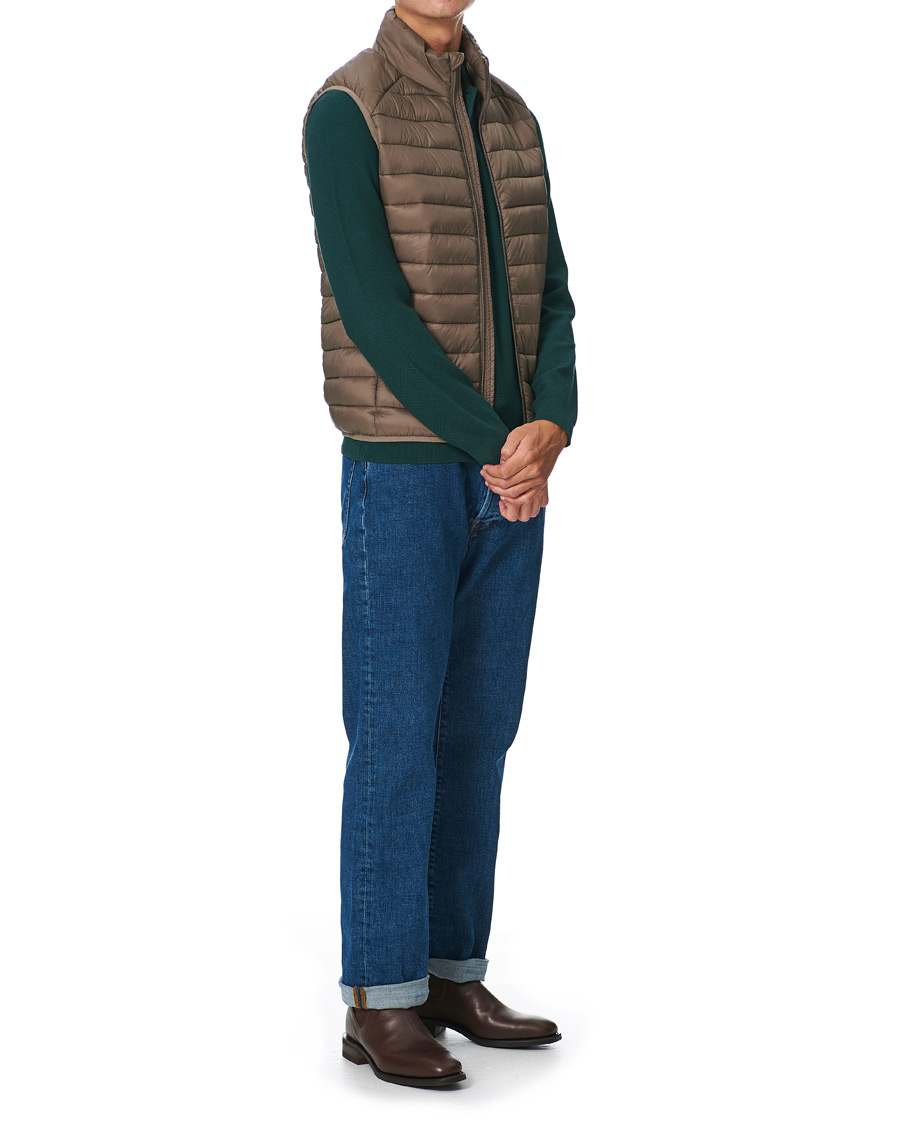 Homme | Manteaux Et Vestes | Save The Duck | Adam Lightweight Padded Vest Coffee Brown