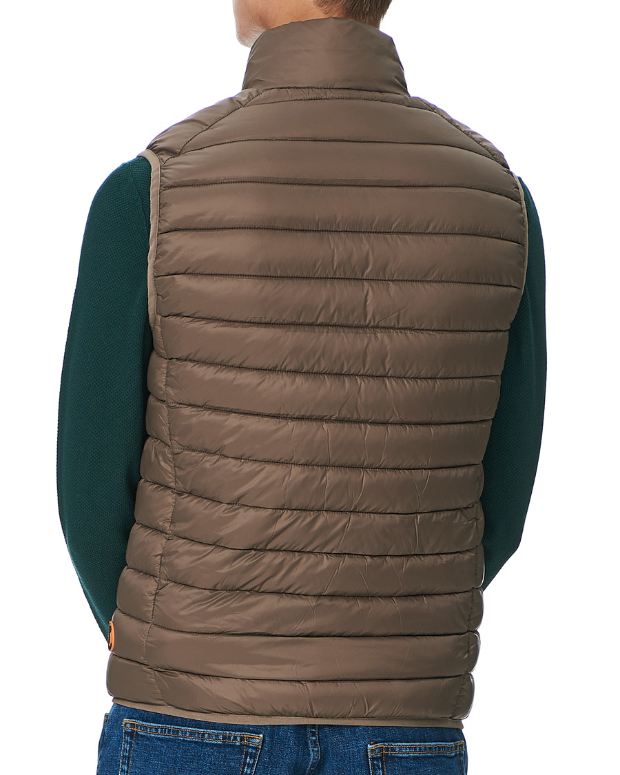 Homme | Manteaux Et Vestes | Save The Duck | Adam Lightweight Padded Vest Coffee Brown