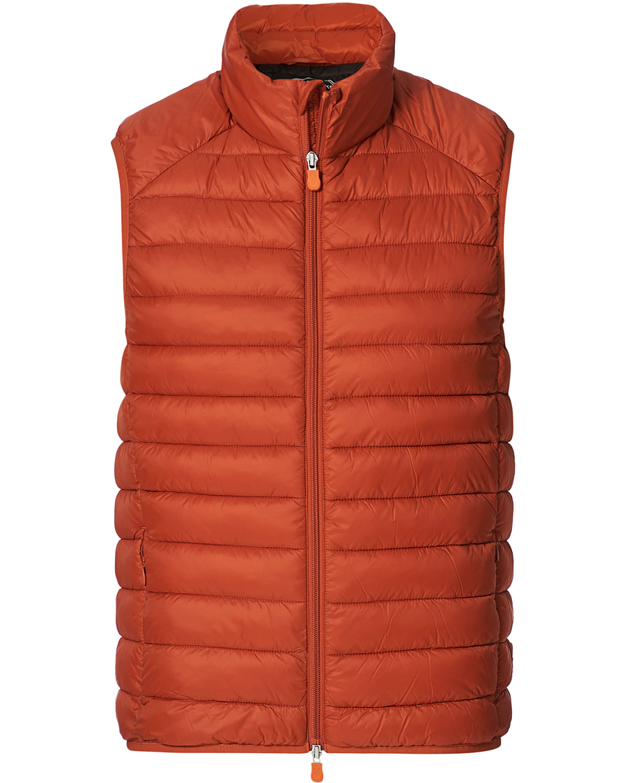 Homme | Manteaux Et Vestes | Save The Duck | Adam Lightweight Padded Vest Ginger Orange
