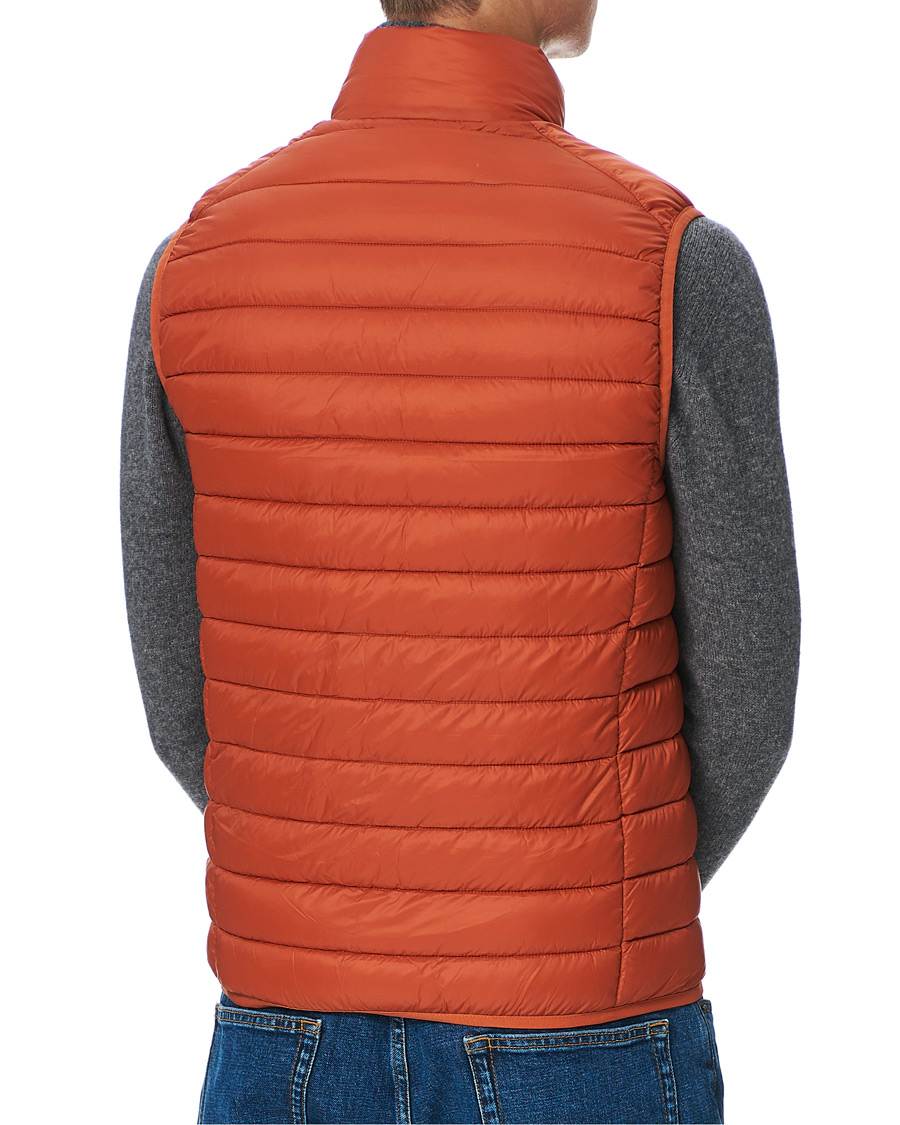 Homme | Manteaux Et Vestes | Save The Duck | Adam Lightweight Padded Vest Ginger Orange
