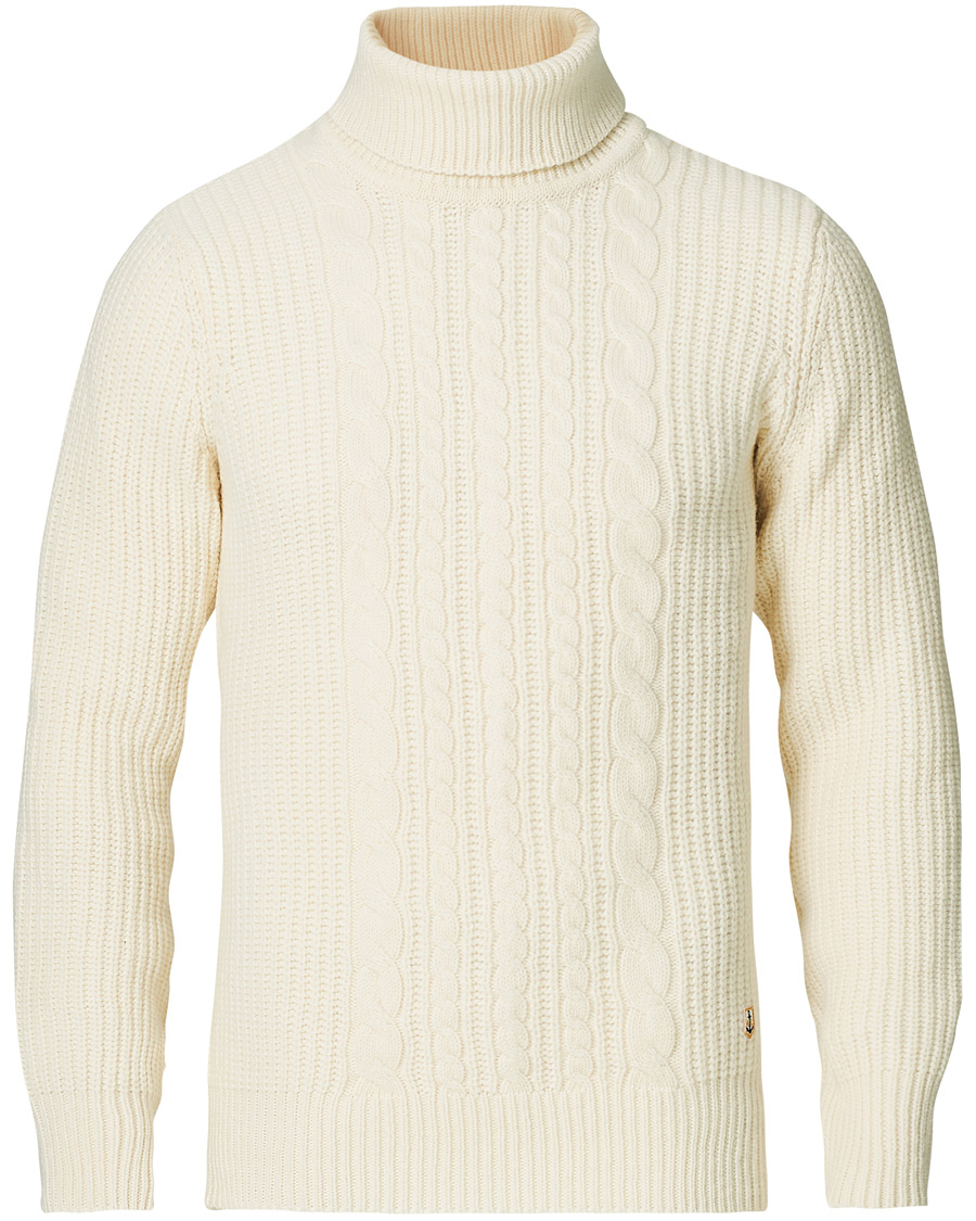 Homme | Pulls Et Tricots | Armor-lux | Cable Knit Turtleneck Nature