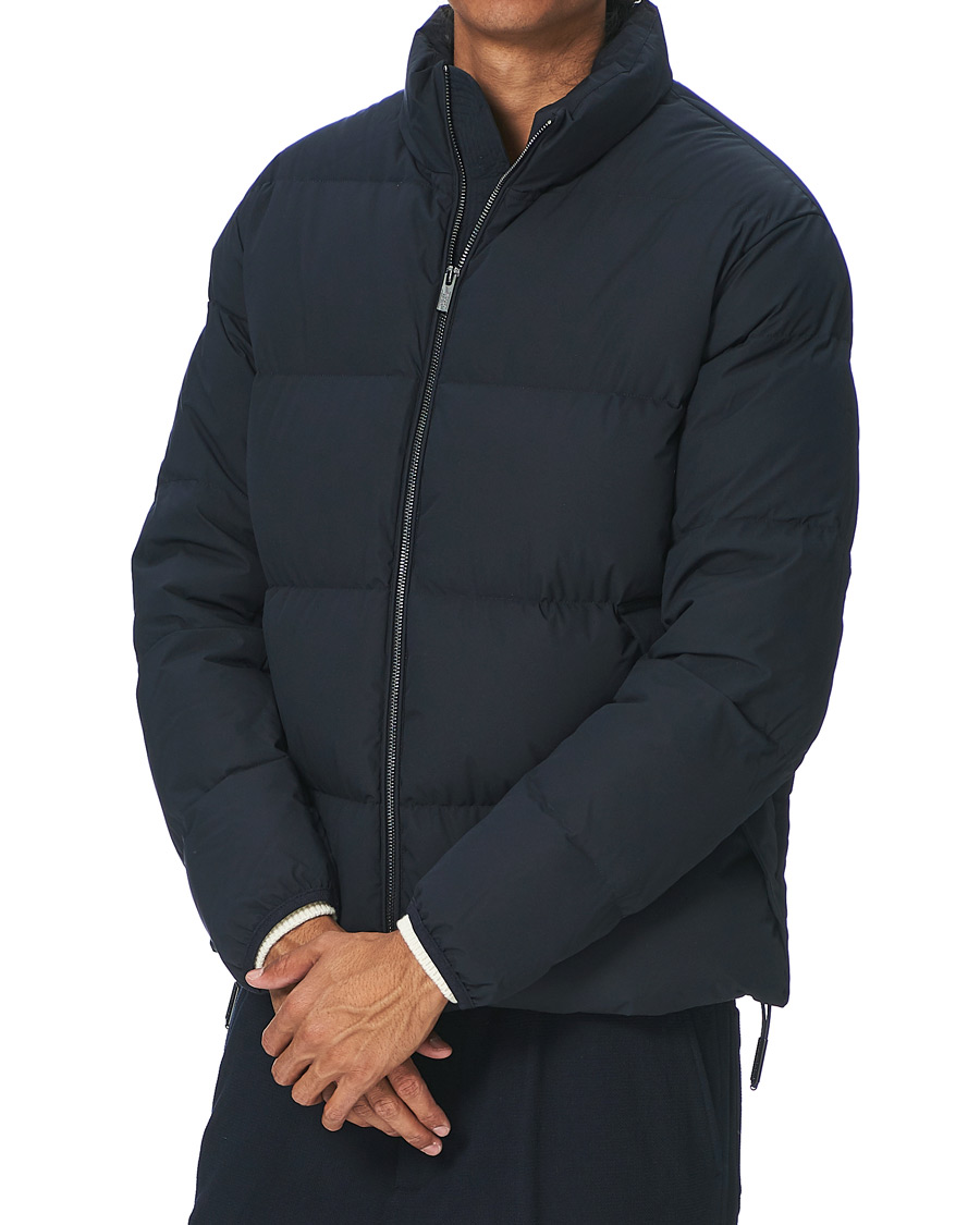 Homme | Manteaux Et Vestes | Emporio Armani | Comfort Stretch Down Jacket Navy