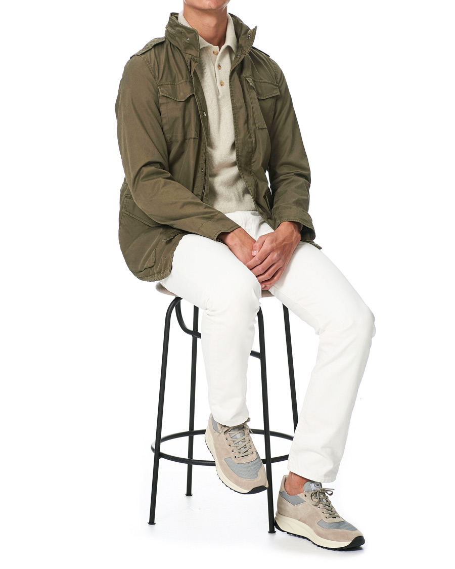 Heren | C.QP Stride Suede/Mesh Running Sneaker Stone Grey | CQP | C.QP Stride Suede/Mesh Running Sneaker Stone Grey