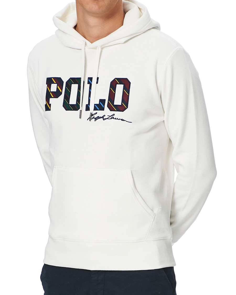 Homme | Pulls Et Tricots | Polo Ralph Lauren | Magic Fleece Logo Hoodie Deckwash White