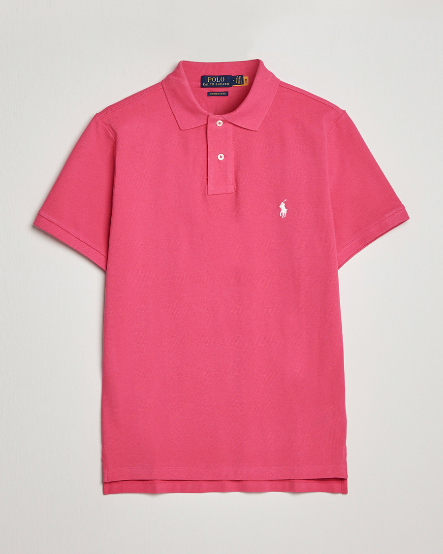 Homme | Polos | Polo Ralph Lauren | Custom Slim Fit Polo Hot Pink
