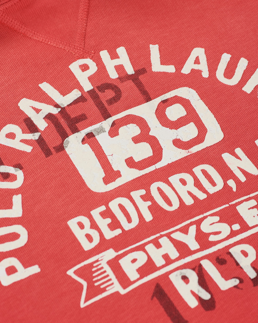 Homme | Pulls Et Tricots | Polo Ralph Lauren | Vintage Fleece Logo Hoodie Sunset Red