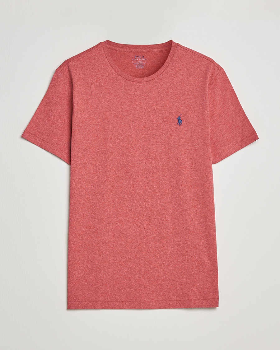 Heren | T-shirts | Polo Ralph Lauren | Crew Neck Tee Venetian Red Heather