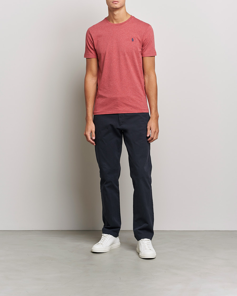 Heren | T-shirts | Polo Ralph Lauren | Crew Neck Tee Venetian Red Heather