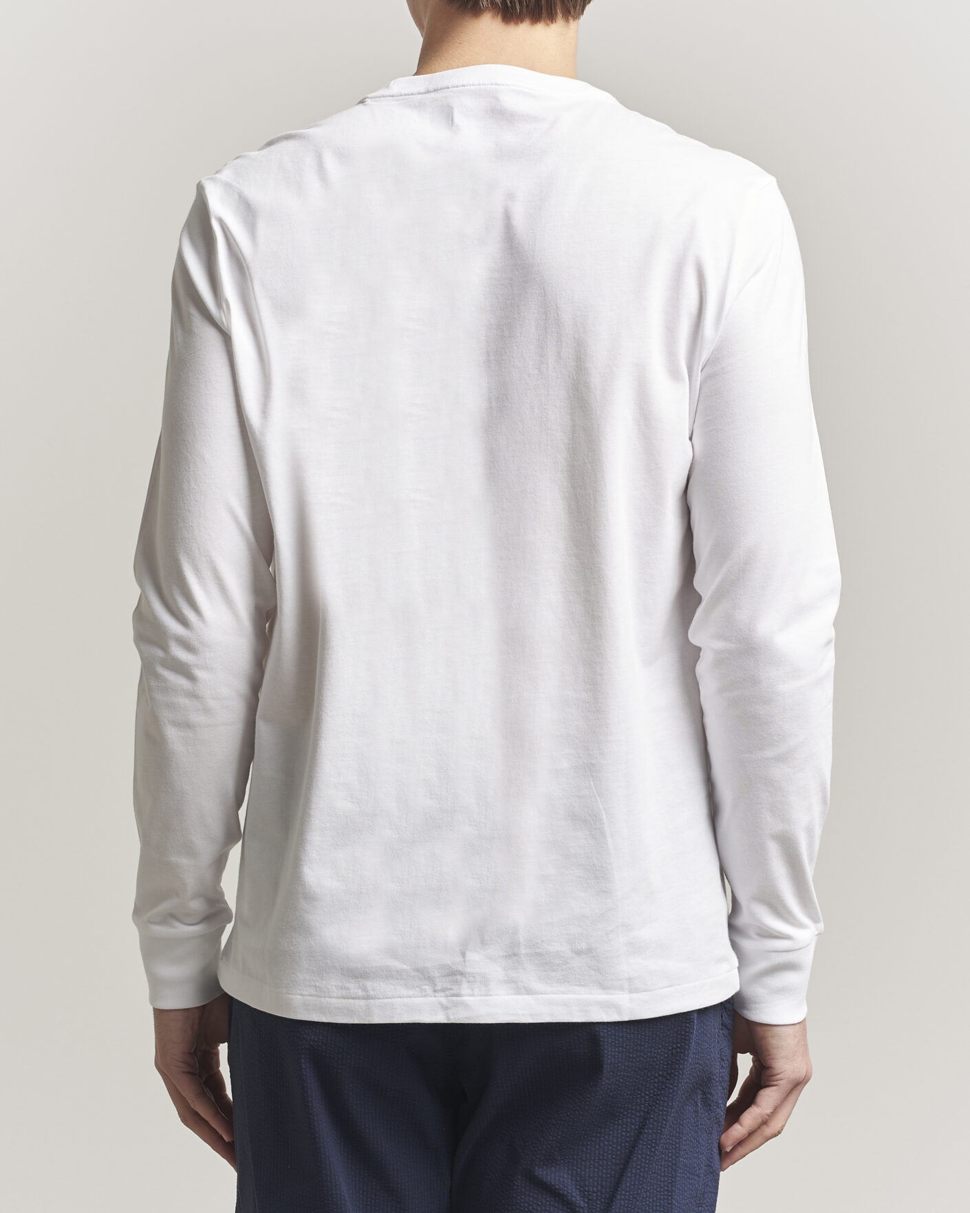 Homme | T-shirts | Polo Ralph Lauren | Custom Slim Fit Long Sleeve Tee White