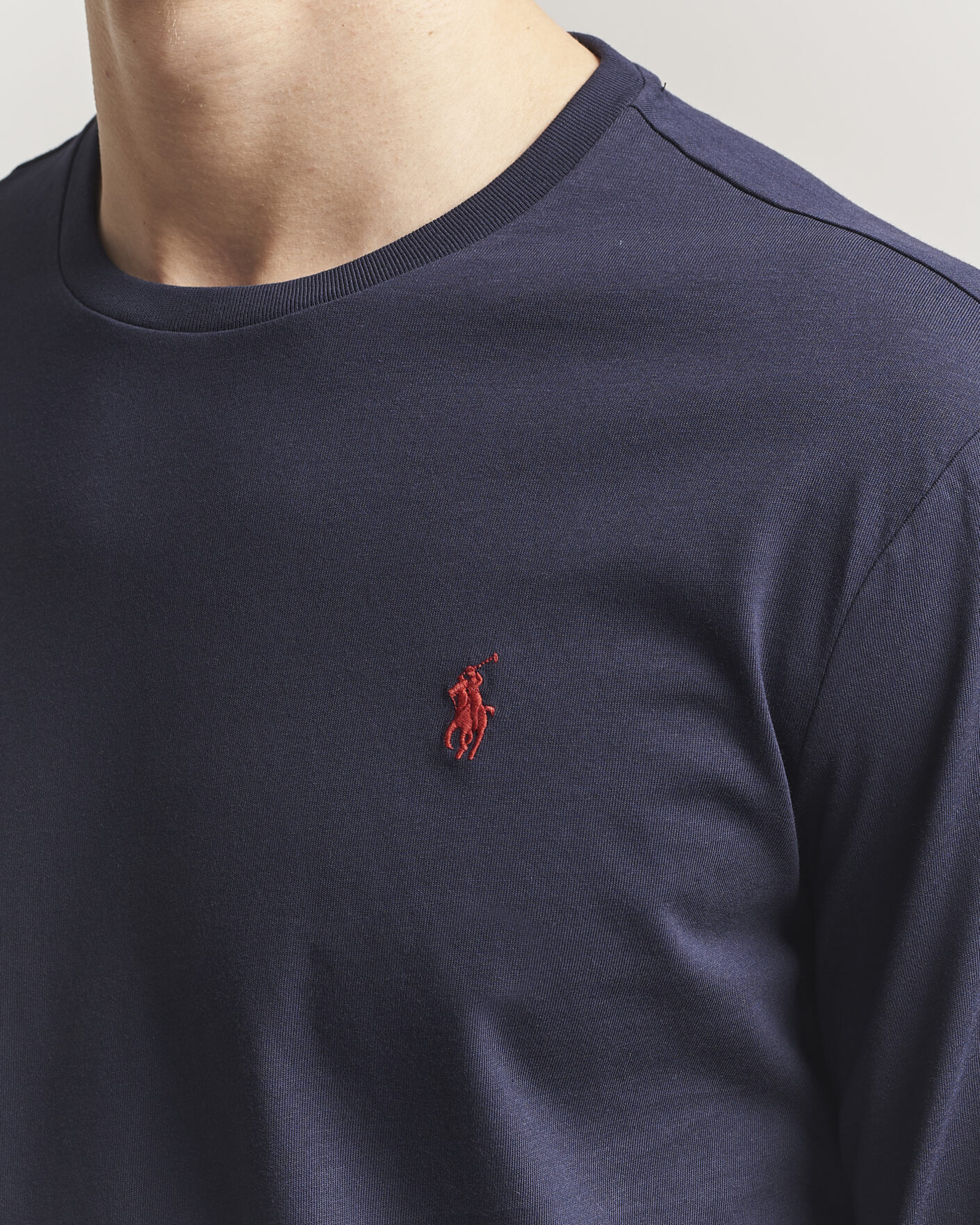 Homme | T-shirts | Polo Ralph Lauren | Custom Slim Fit Long Sleeve Tee Ink