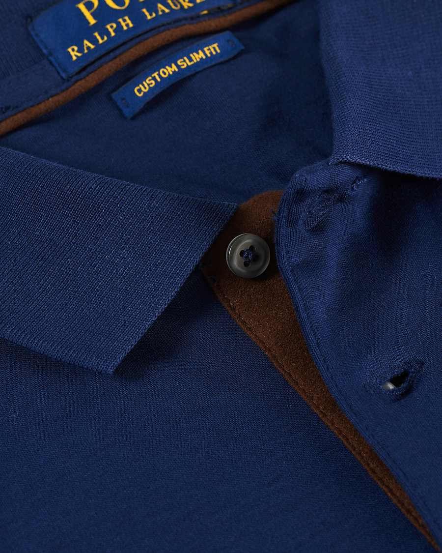 Homme | Pulls Et Tricots | Polo Ralph Lauren | Luxury Pima Cotton Long Sleeve Polo French Navy