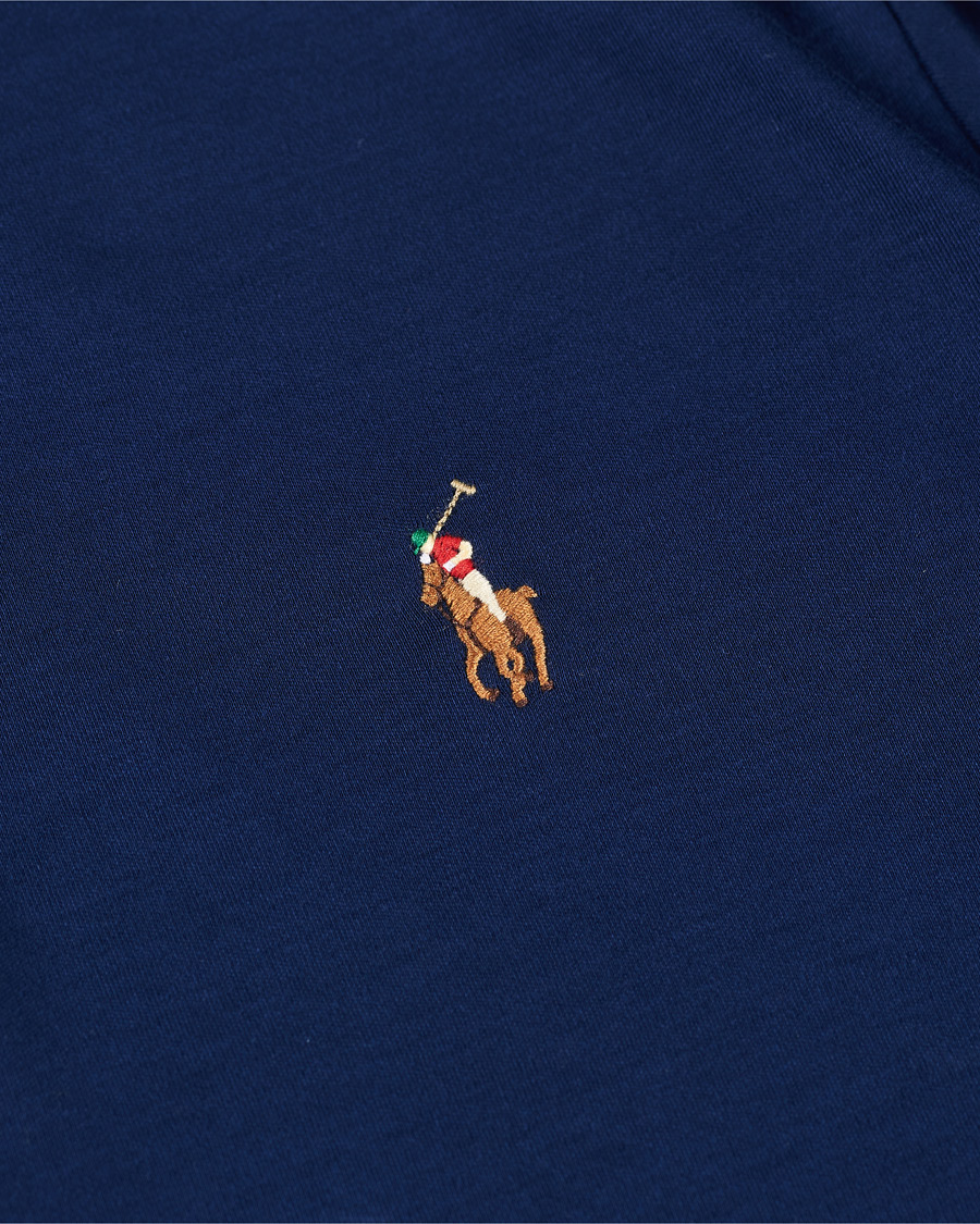 Homme | Pulls Et Tricots | Polo Ralph Lauren | Luxury Pima Cotton Long Sleeve Polo French Navy