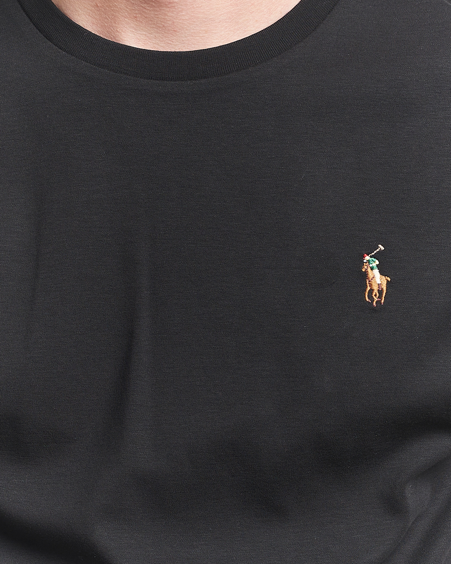 Heren | T-shirts | Polo Ralph Lauren | Luxury Pima Cotton Crew Neck T-Shirt Black