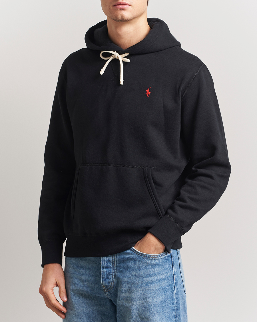 Heren | Truien | Polo Ralph Lauren | RL Fleece Hoodie Polo Black