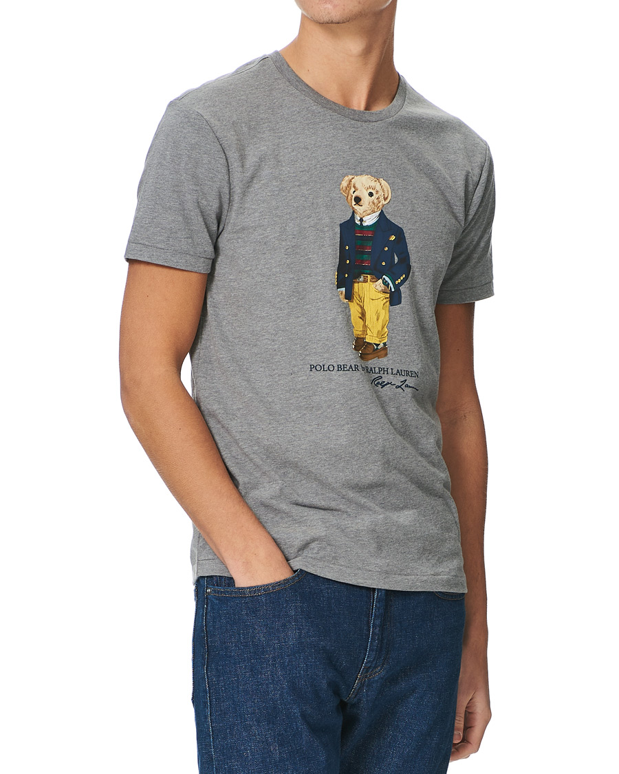 Homme | T-shirts | Polo Ralph Lauren | Bear Crew Neck Tee Grey Heather