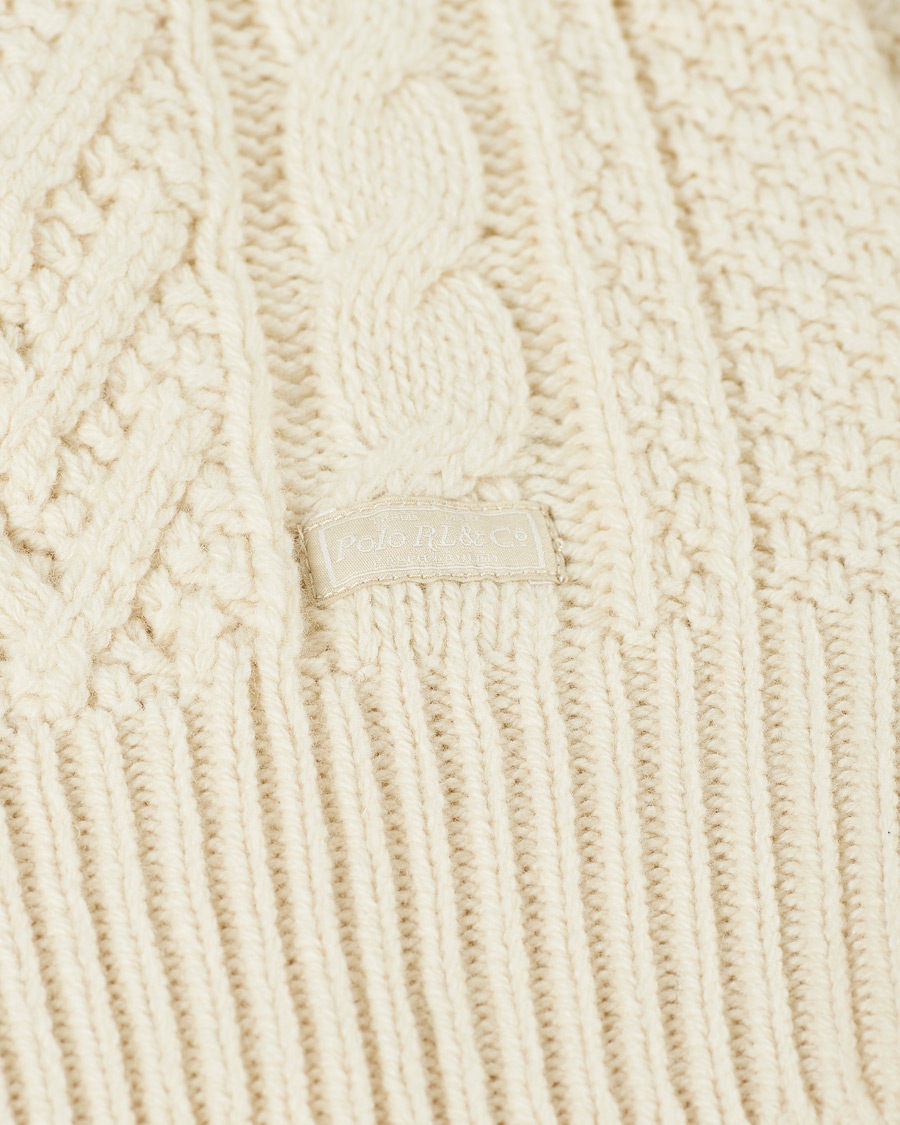 Homme | Pulls Et Tricots | Polo Ralph Lauren | Wool/Cashmere Structured Knitted Sweater Cream