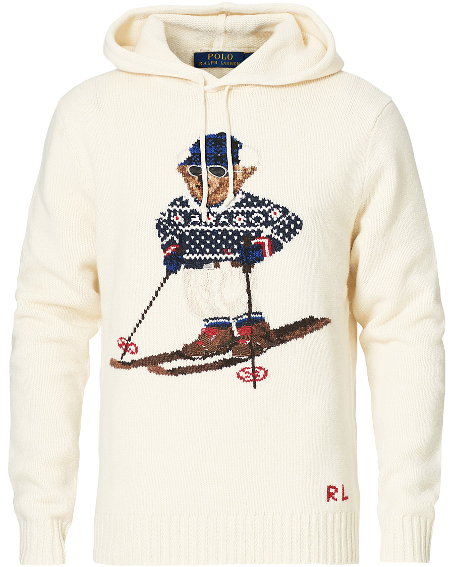 Homme | Pulls Et Tricots | Polo Ralph Lauren | Ski Bear Knitted Hoodie Cream