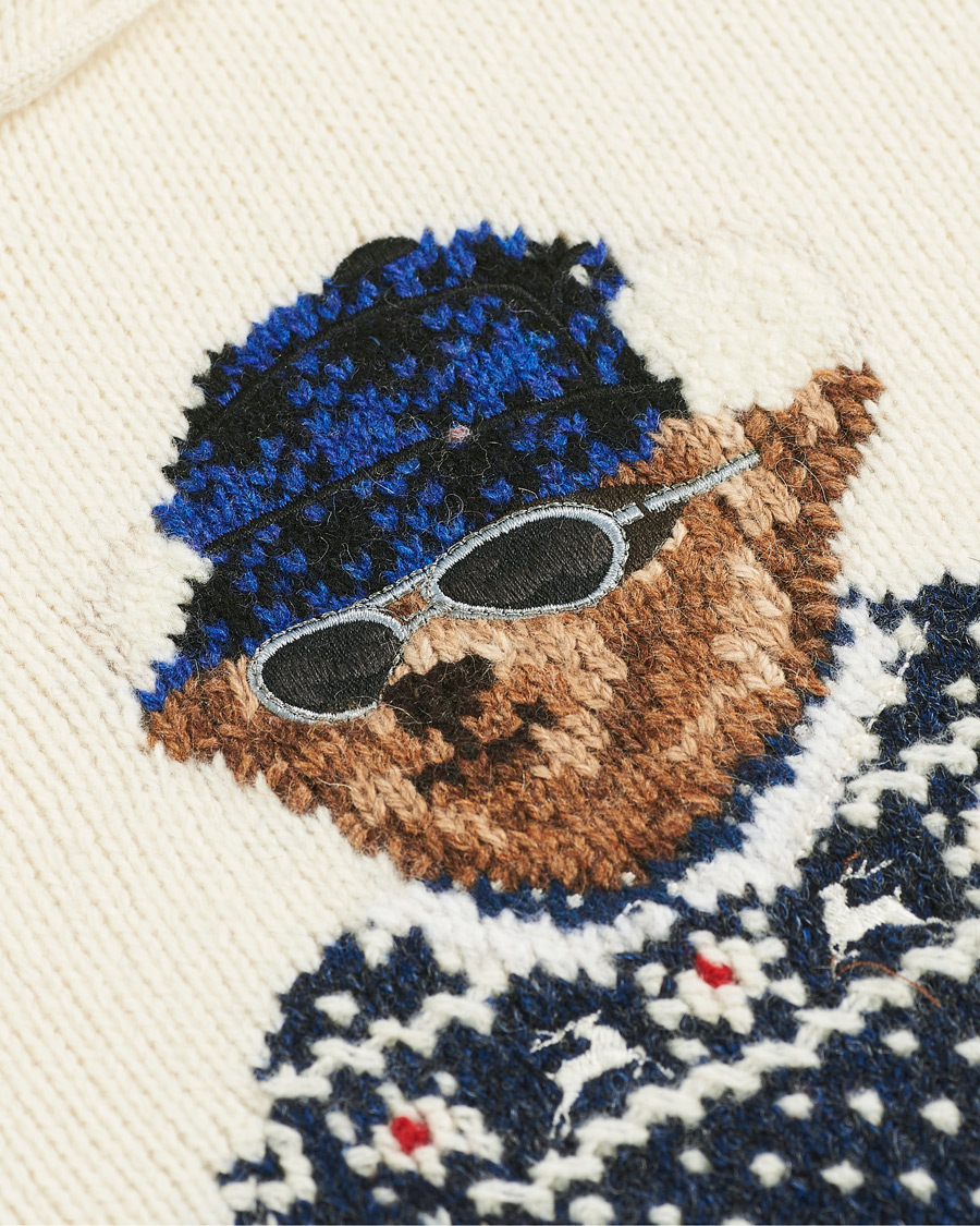 Homme | Pulls Et Tricots | Polo Ralph Lauren | Ski Bear Knitted Hoodie Cream