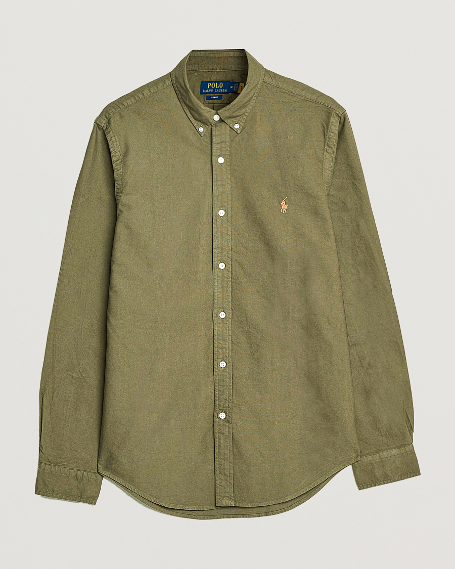 Homme | Chemises | Polo Ralph Lauren | Slim Fit Garment Dyed Oxford Defender Green