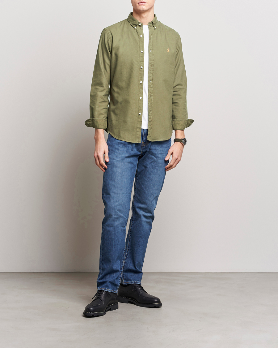 Homme | Chemises | Polo Ralph Lauren | Slim Fit Garment Dyed Oxford Defender Green