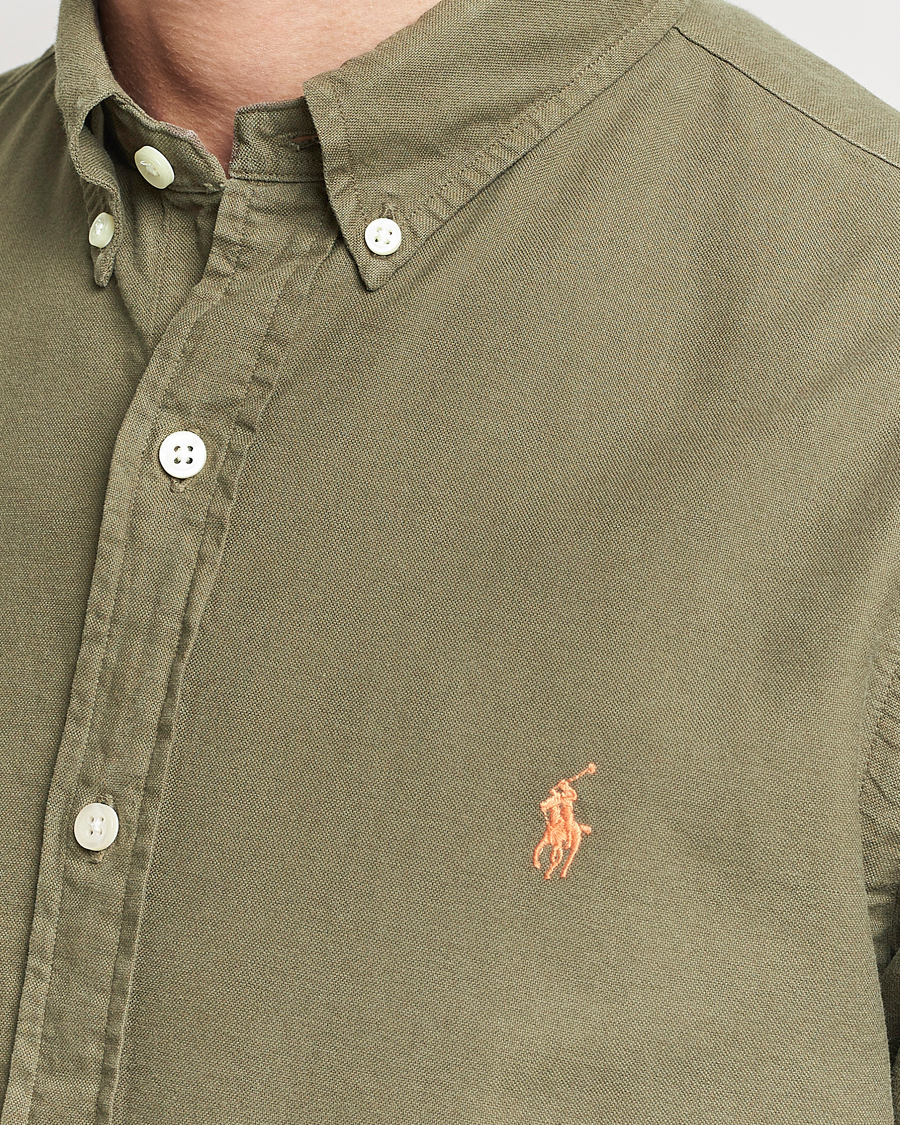 Homme | Chemises | Polo Ralph Lauren | Slim Fit Garment Dyed Oxford Defender Green