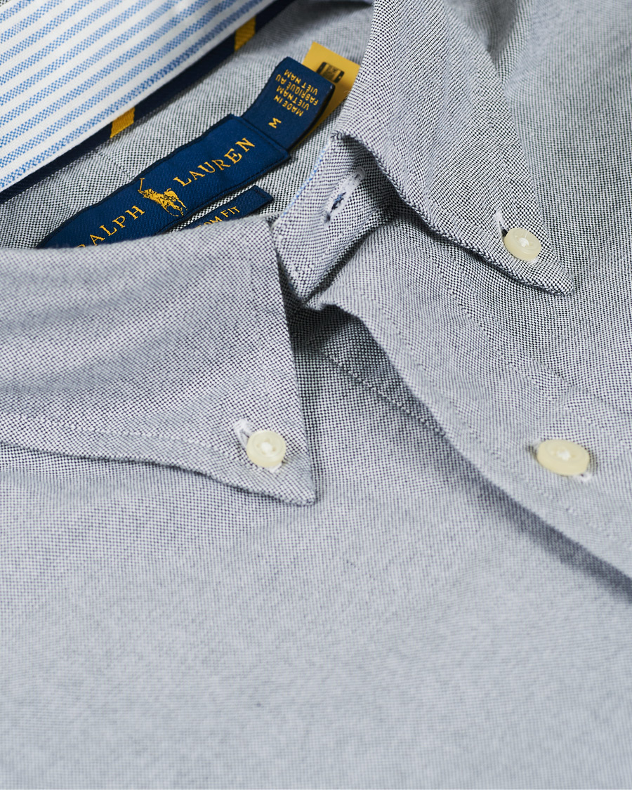 Homme | Chemises | Polo Ralph Lauren | Custom Fit Oxford Button Down Shirt Slate