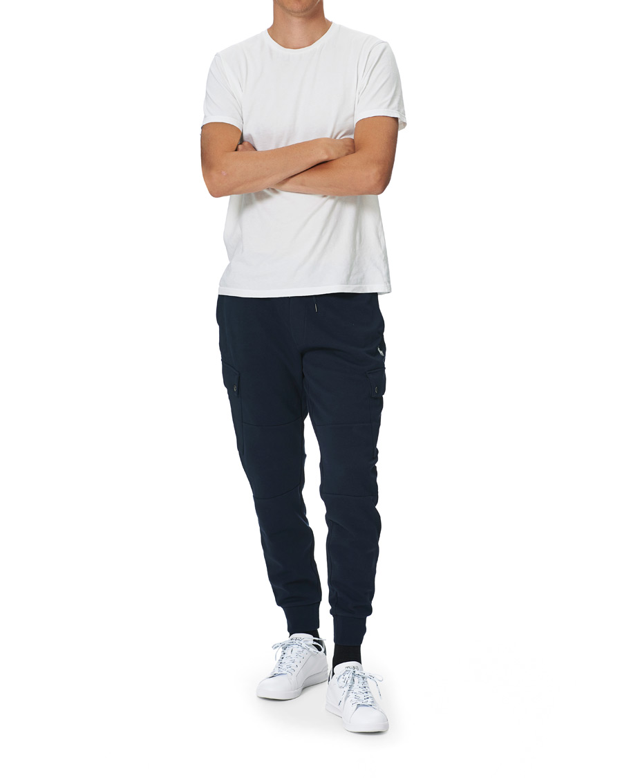 Homme | Pantalons | Polo Ralph Lauren | Double Knit Cargo Sweatpants Aviator Navy