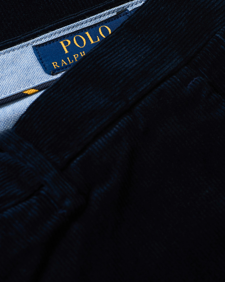 Homme | Pantalons | Polo Ralph Lauren | Hudson Slim Fit Corduroy Trousers Hunter Navy