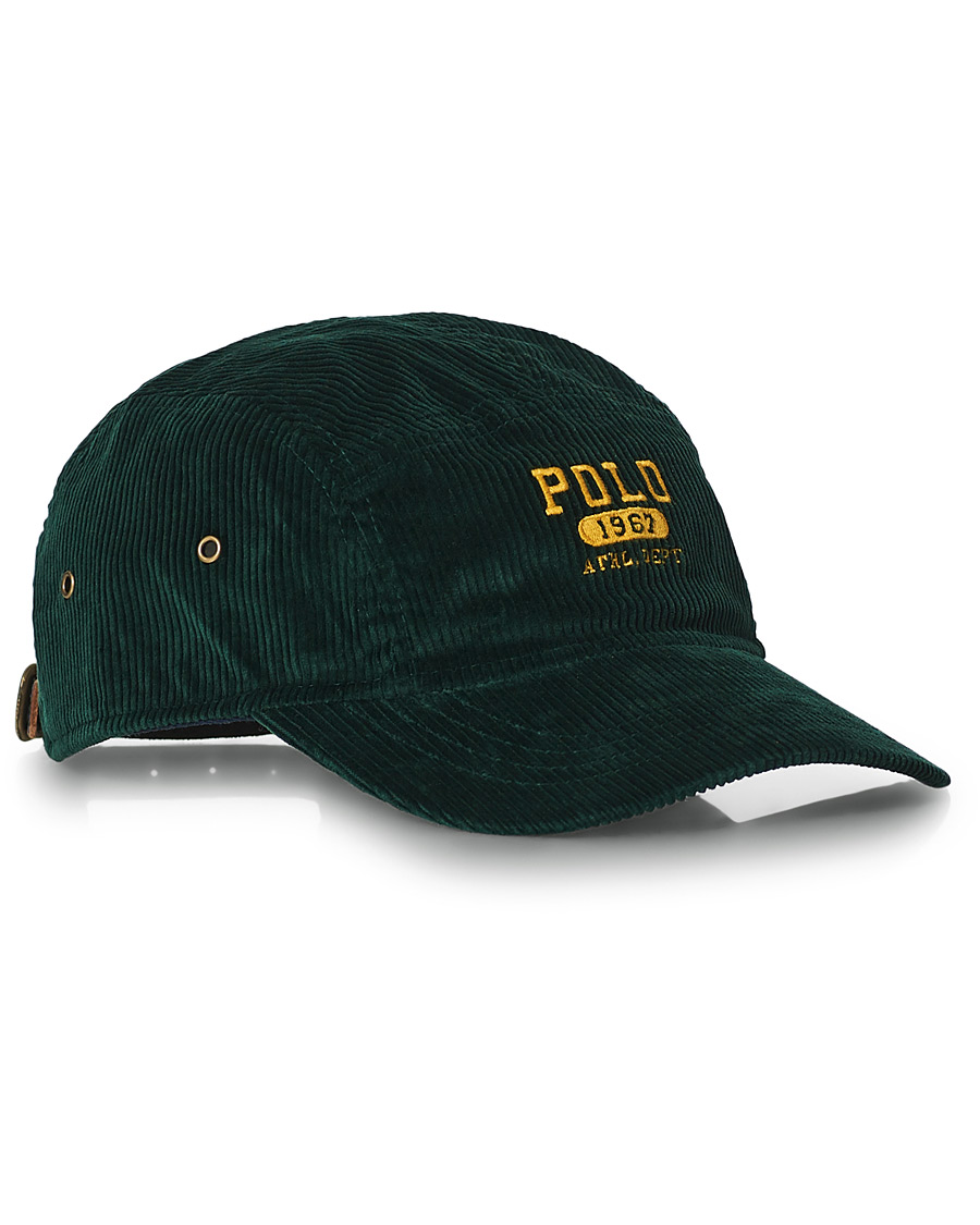 Homme | Polo Ralph Lauren Logo Corduroy Cap College Green | Polo Ralph Lauren | Logo Corduroy Cap College Green