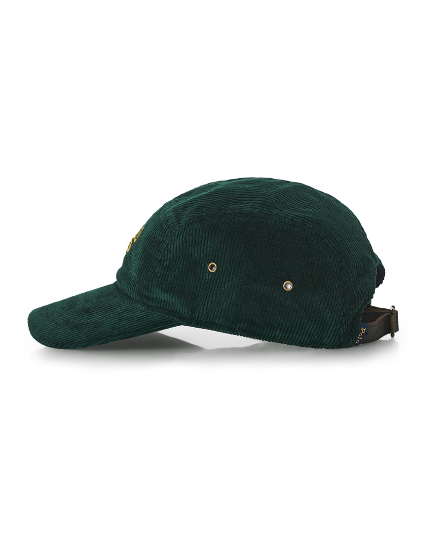 Homme | Polo Ralph Lauren Logo Corduroy Cap College Green | Polo Ralph Lauren | Logo Corduroy Cap College Green