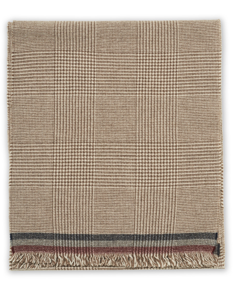 Homme | Begg & Co Vaudie Wash Lambswool/Cashmere Scarf Natural Stone | Begg & Co | Vaudie Wash Lambswool/Cashmere Scarf Natural Stone