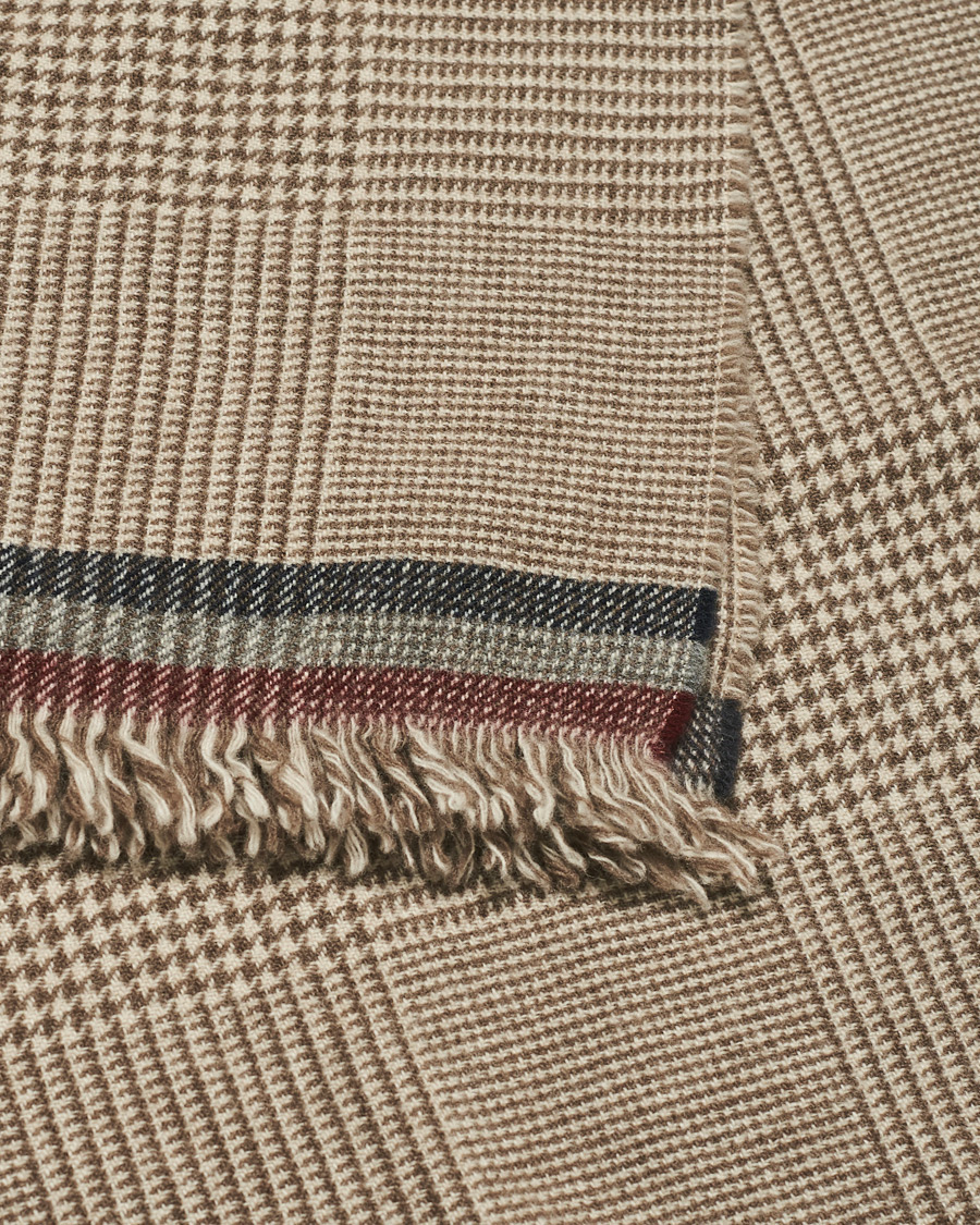 Homme | Begg & Co Vaudie Wash Lambswool/Cashmere Scarf Natural Stone | Begg & Co | Vaudie Wash Lambswool/Cashmere Scarf Natural Stone