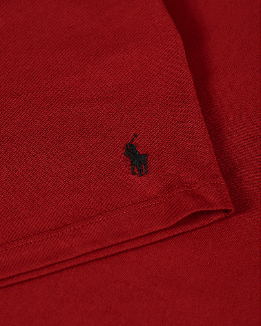Heren | T-shirts | Polo Ralph Lauren | 3-Pack Crew Neck Tee Black/Charcoal/Eaton Red