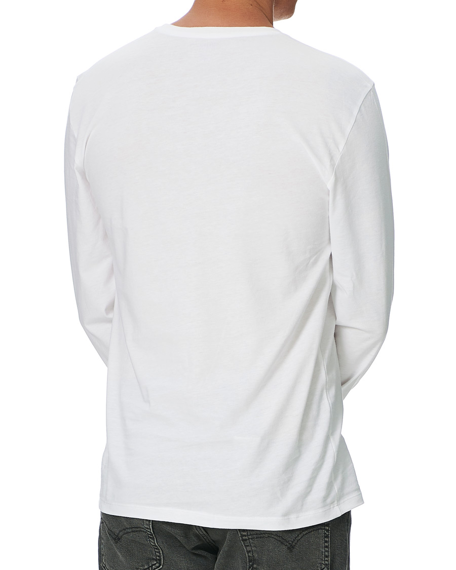 Homme | T-shirts | Polo Ralph Lauren | 3-Pack Long Sleeve Tee White/Black/Heather