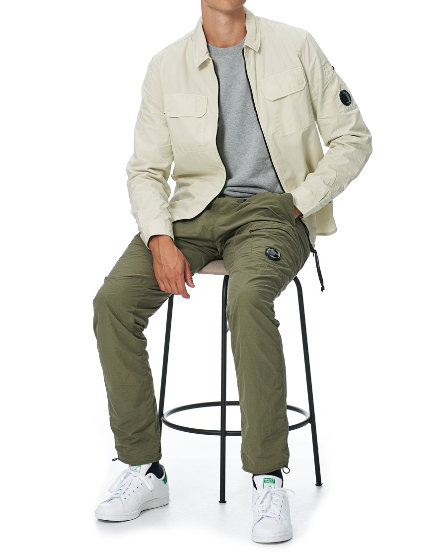 Homme | Chemises | C.P. Company | Garment Dyed Overshirt Ecru