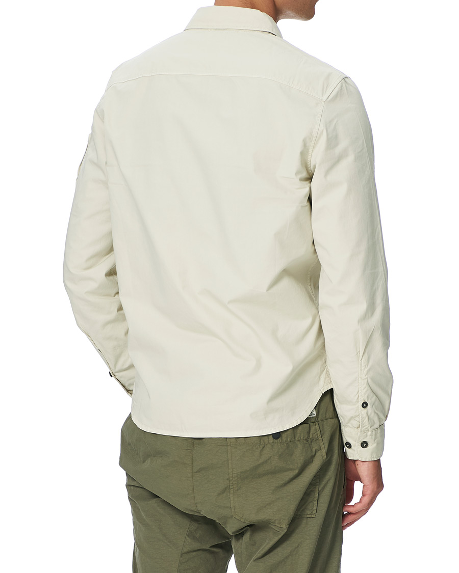 Homme | Chemises | C.P. Company | Garment Dyed Overshirt Ecru