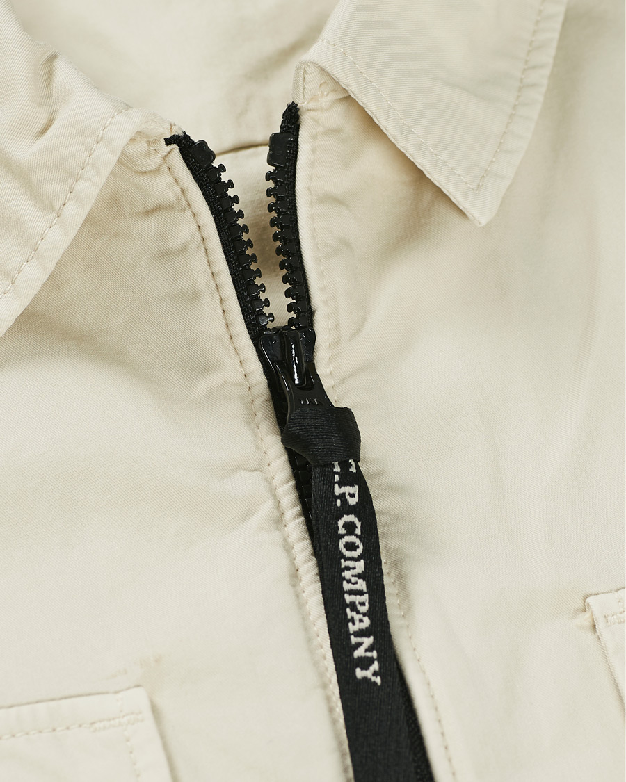 Homme | Chemises | C.P. Company | Garment Dyed Overshirt Ecru