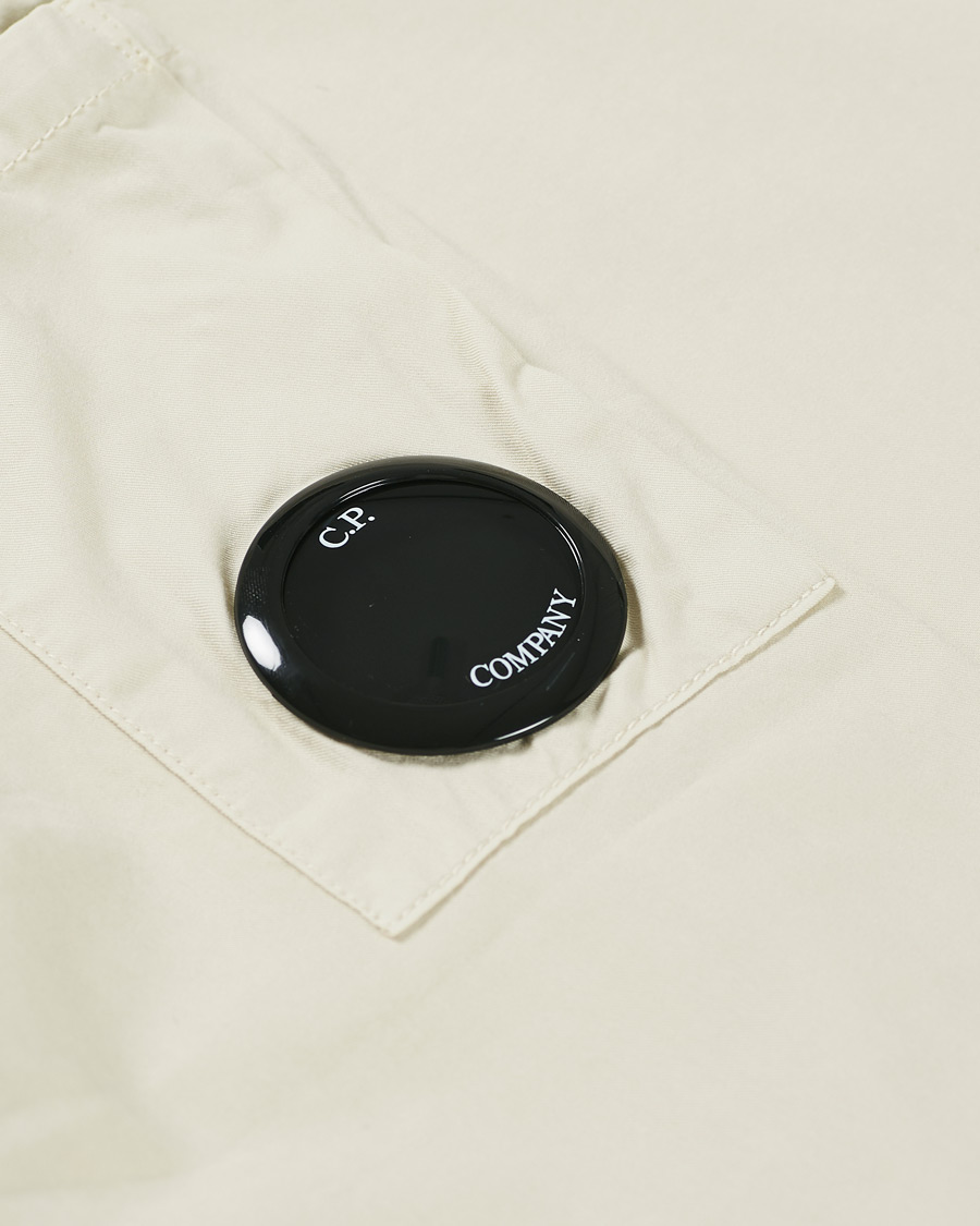 Homme | Chemises | C.P. Company | Garment Dyed Overshirt Ecru