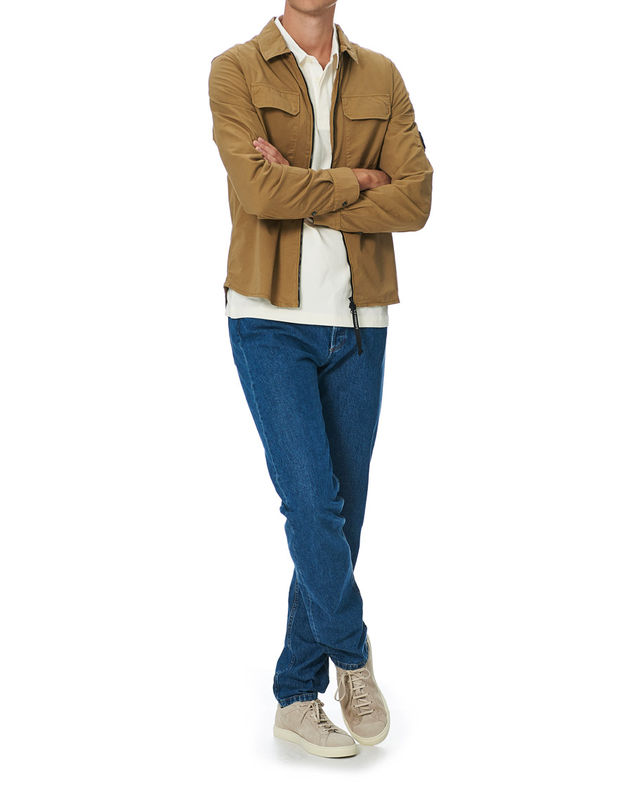 Homme | Chemises | C.P. Company | Garment Dyed Overshirt Khaki