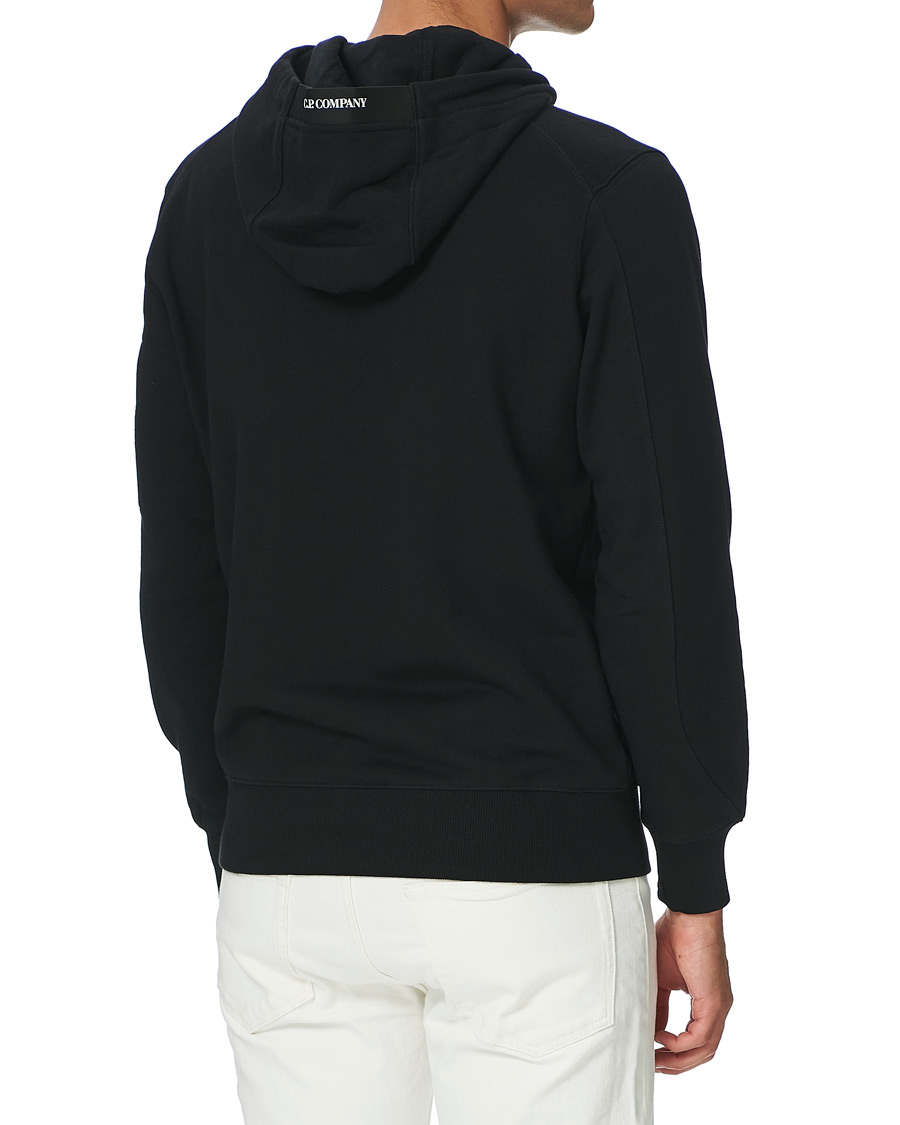 Homme | Pulls Et Tricots | C.P. Company | Hooded Lens Sweatshirt Black