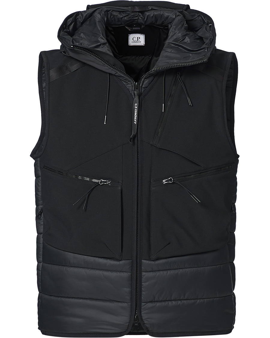 Homme | Manteaux Et Vestes | C.P. Company | Shell Mixed Goggle Vest Black