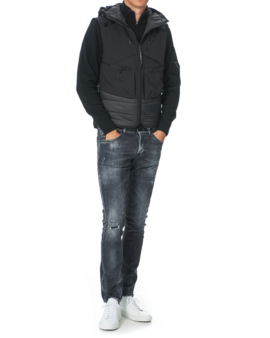 Homme | Manteaux Et Vestes | C.P. Company | Shell Mixed Goggle Vest Black