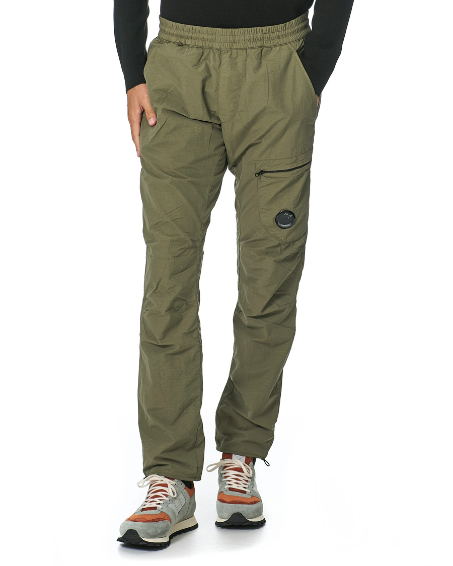 Homme | Pantalons | C.P. Company | Flat Nylon Cargo Pants Green