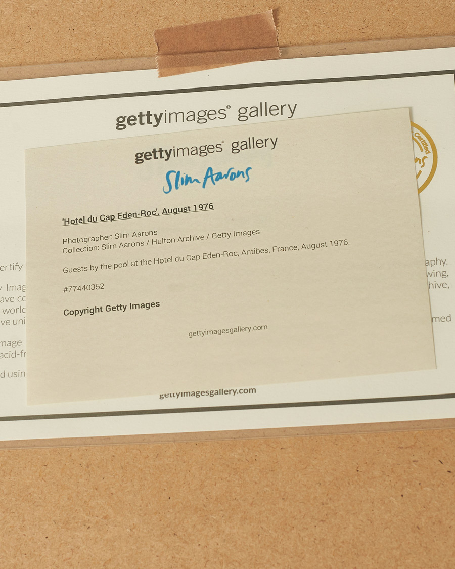 Heren | Posters | Sonic Editions | Framed Slim Aarons Pool Hotel Du Cap Eden Roc